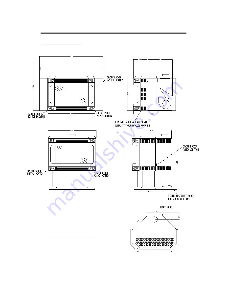 LOGAIRE FIRES MAUI Installation And Operating Instructions Manual Download Page 12