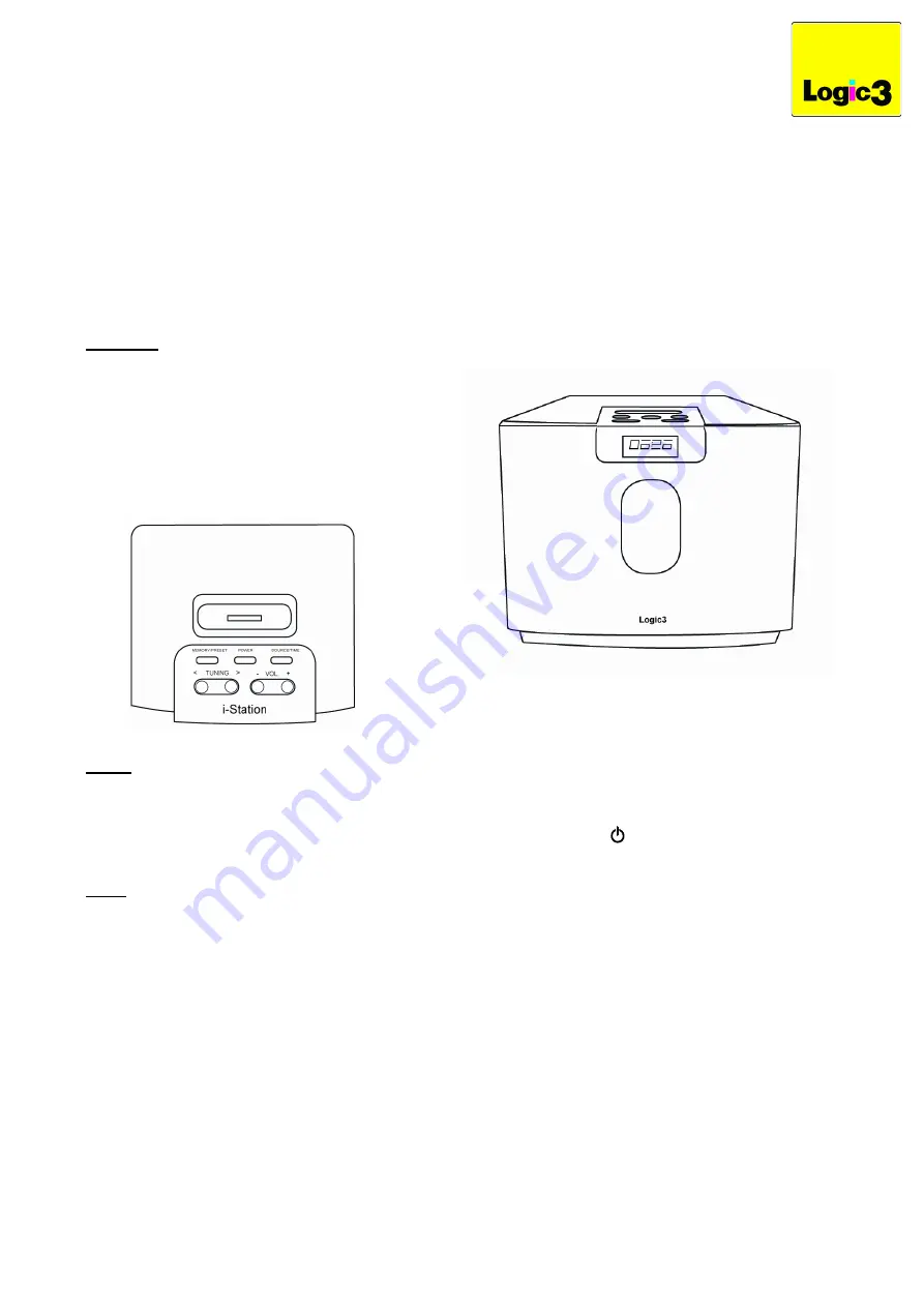 Logic3 i-Station Studio MIP199 User Manual Download Page 5