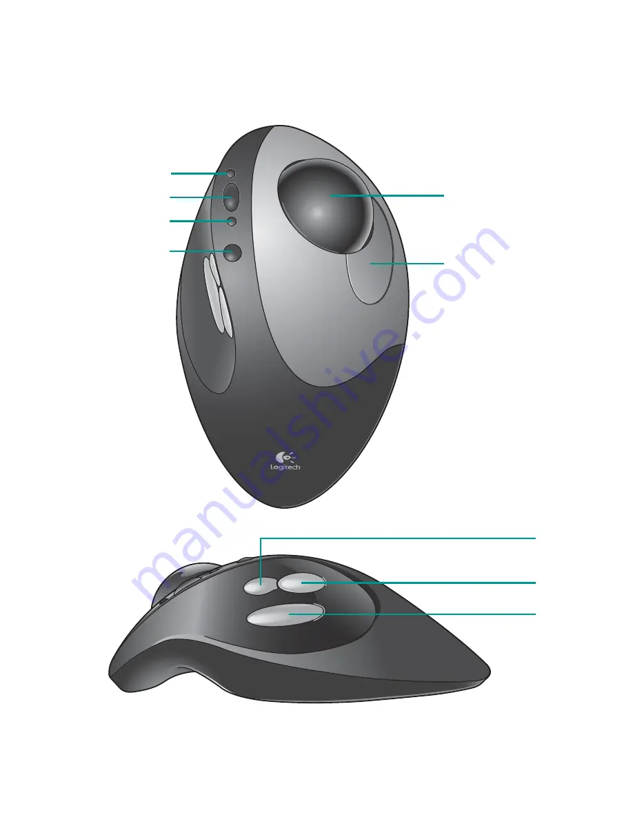 Logitech Cordless Optical TrackMan Setup Manual Download Page 4