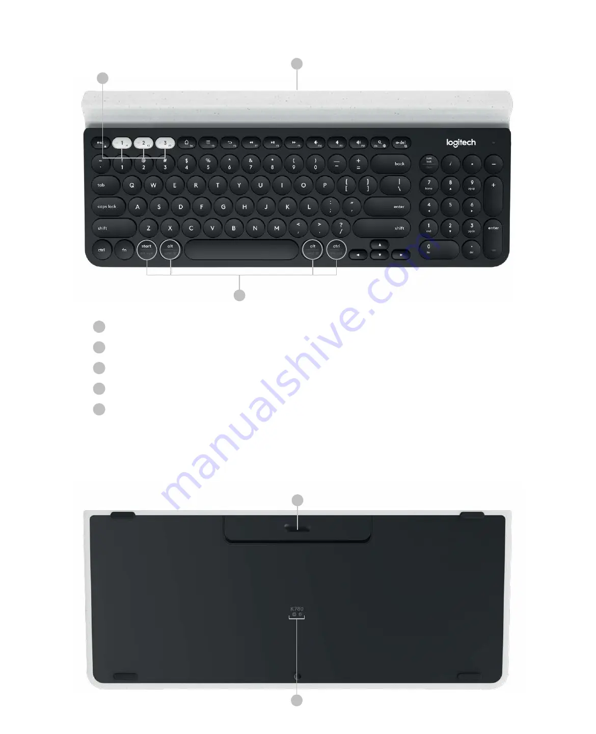 Logitech K780 User Manual Download Page 2