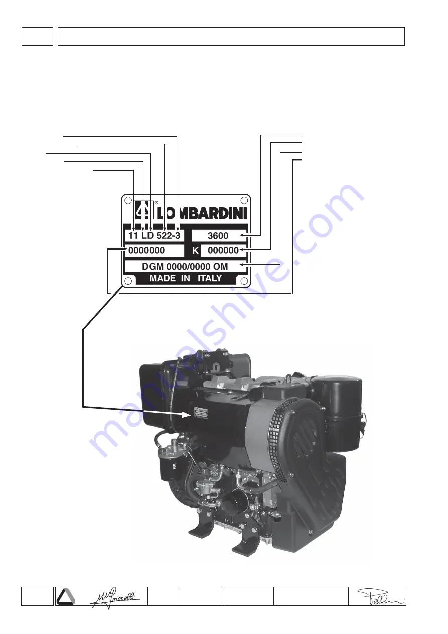 Lombardini 11LD522-3 Series Workshop Manual Download Page 10