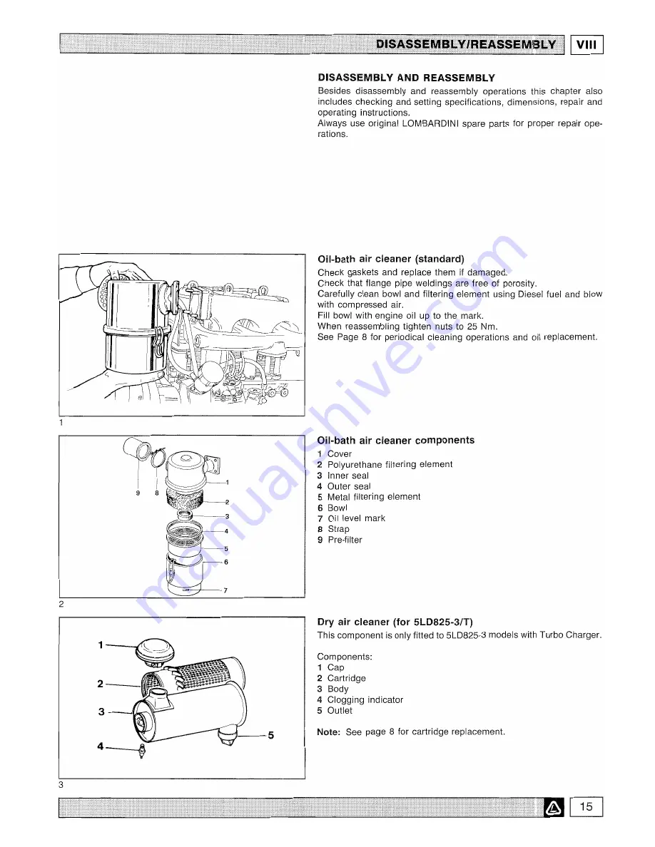 Lombardini 5LD825-2 Скачать руководство пользователя страница 16