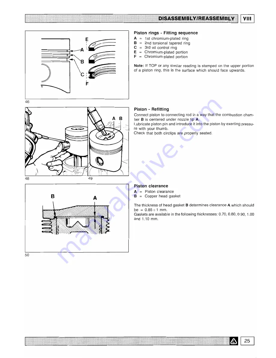 Lombardini 5LD825-2 Workshop Manual Download Page 26