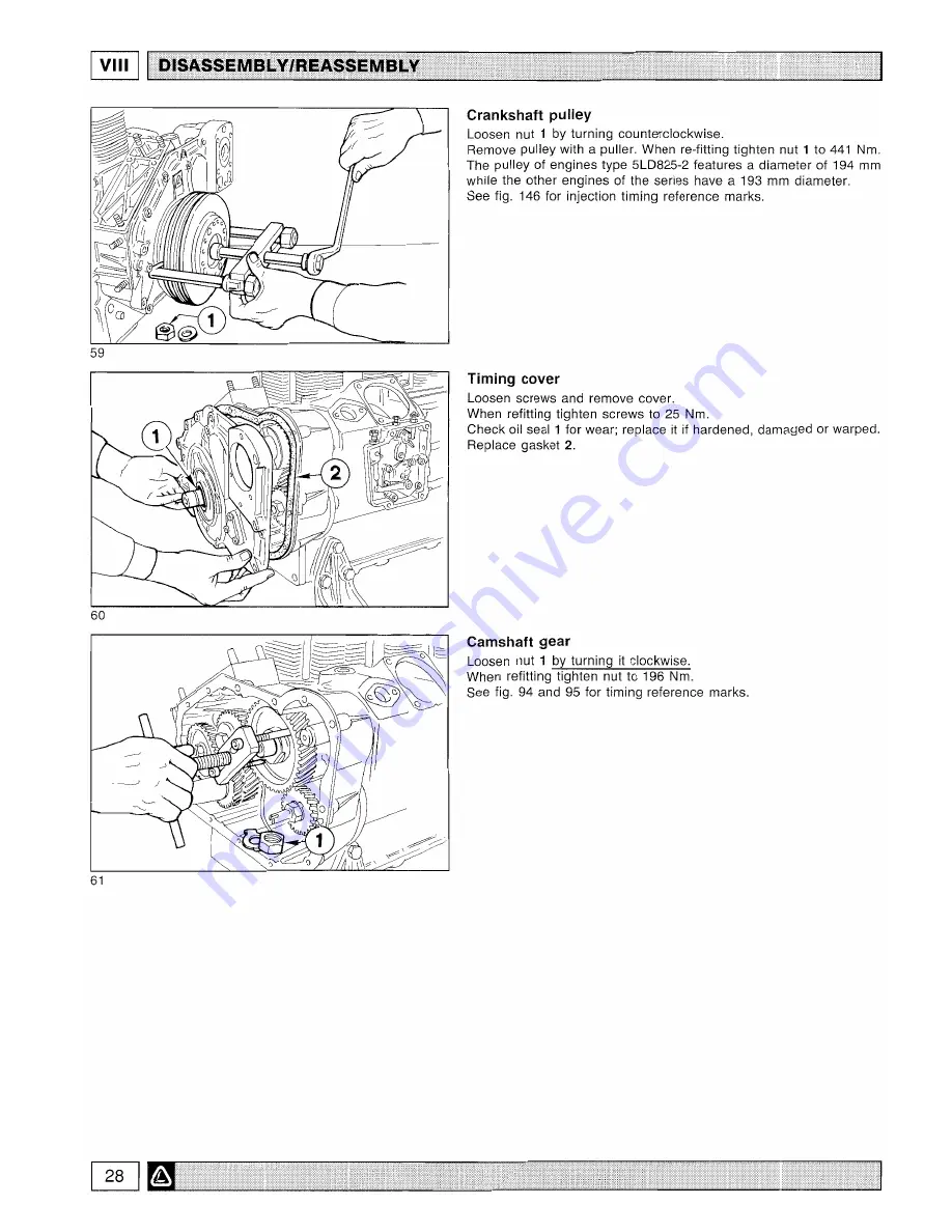 Lombardini 5LD825-2 Workshop Manual Download Page 29