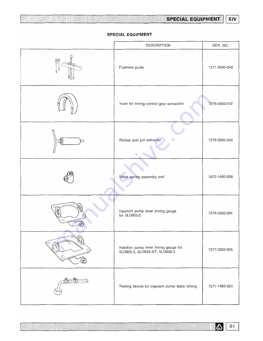 Lombardini 5LD825-2 Workshop Manual Download Page 62