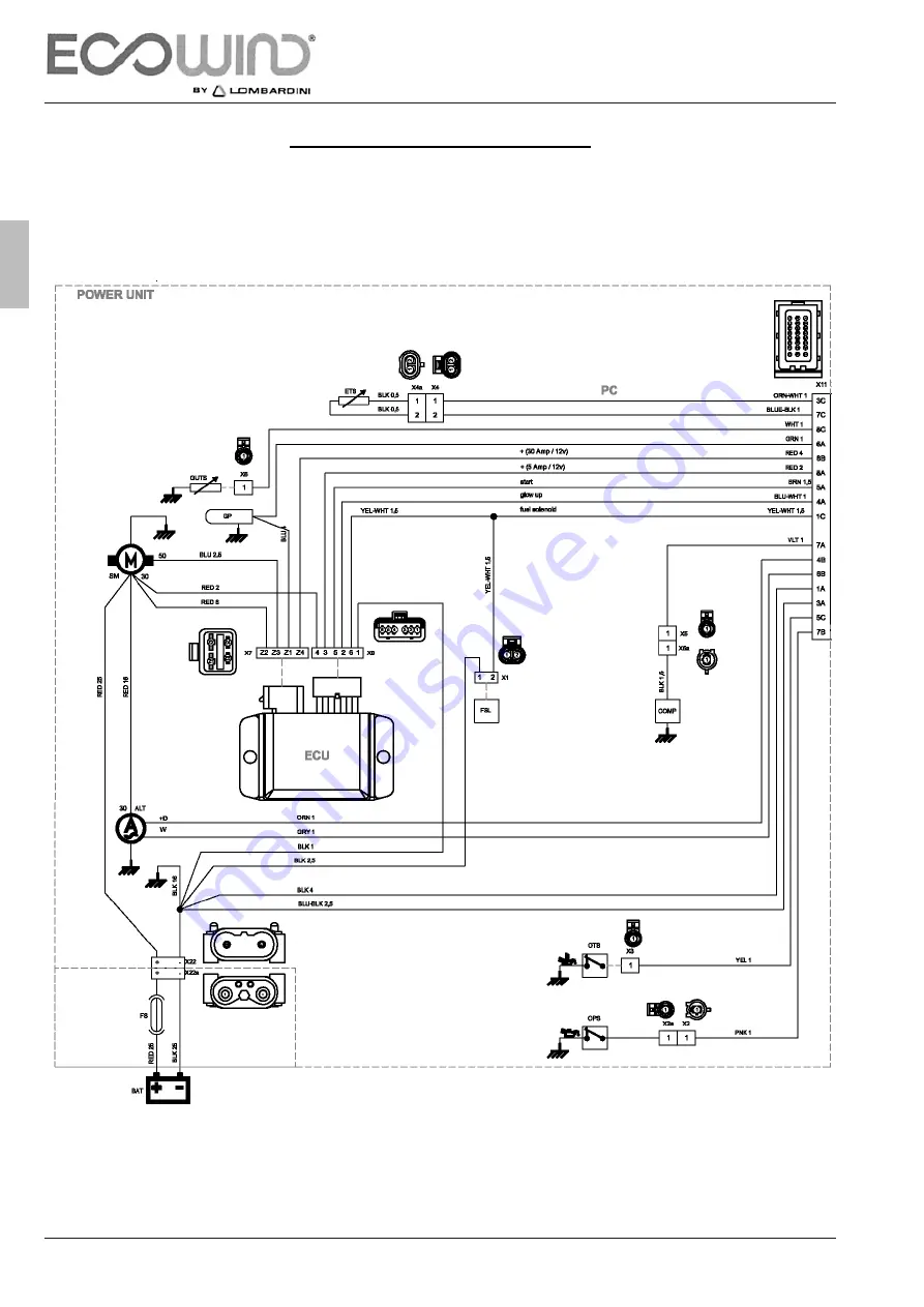Lombardini ECOWIND 350 C - EUR 12V Скачать руководство пользователя страница 66