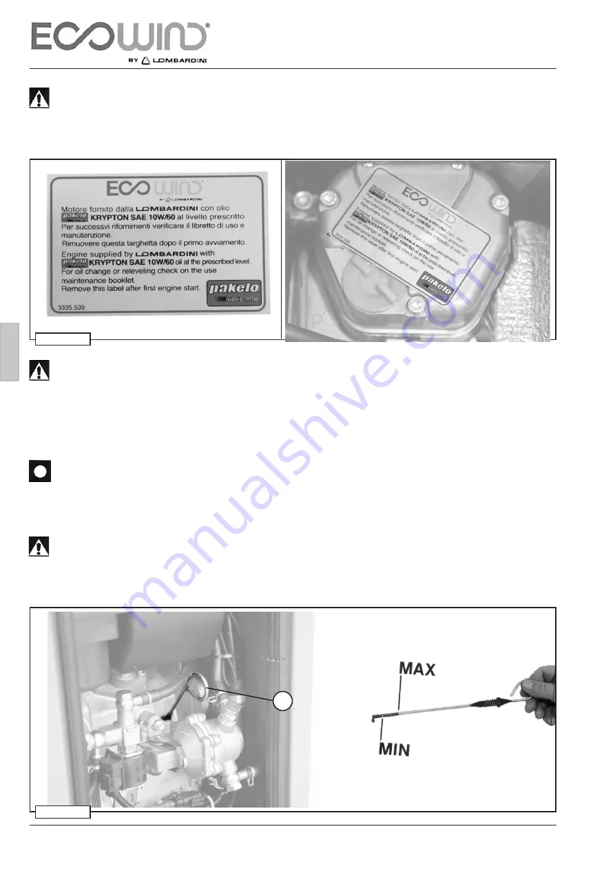 Lombardini ECOWIND 350 C - EUR 12V Assembly And Installation Manual Download Page 82