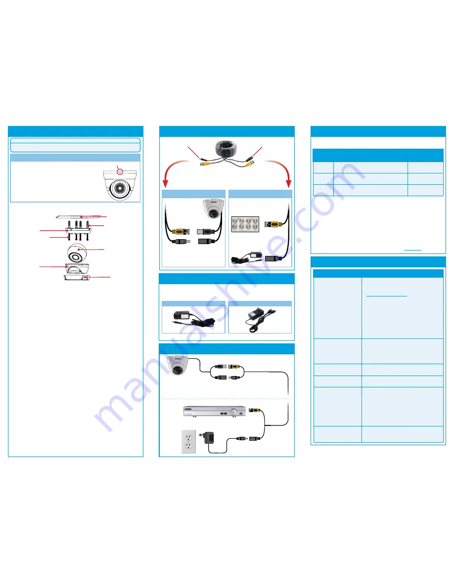 Lorex LEV2712 SERIES Quick Start Manual Download Page 2