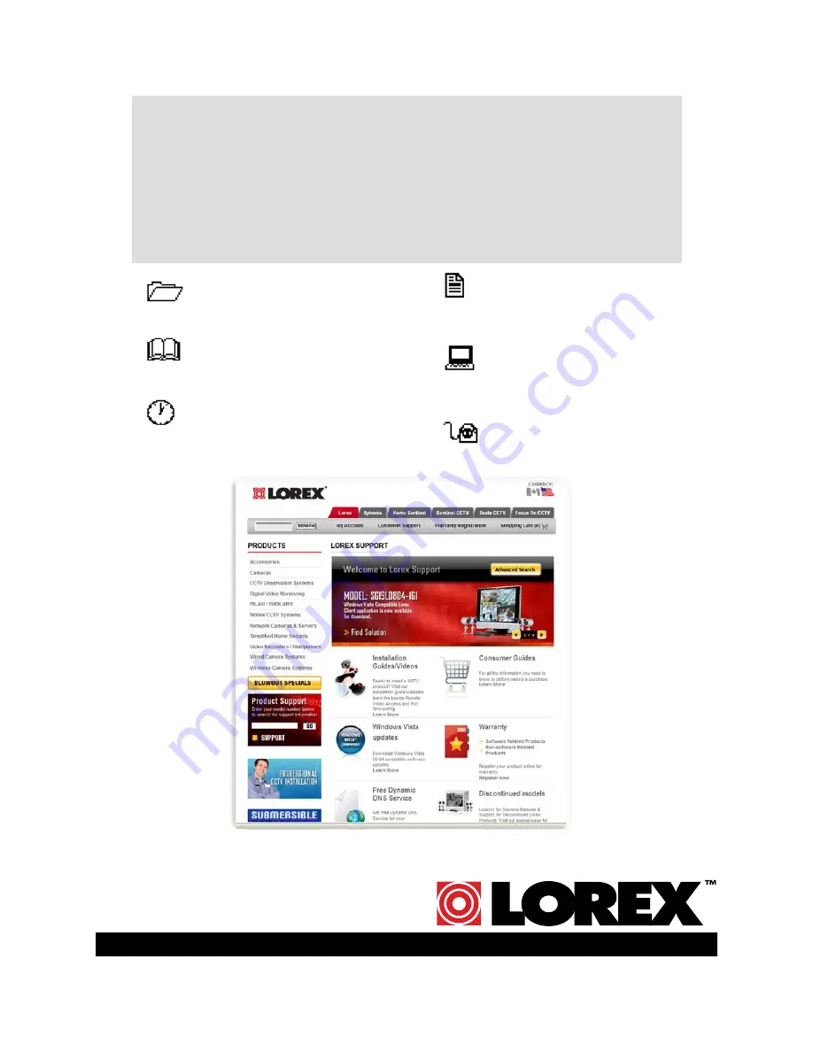 Lorex LW2602 Instruction Manual Download Page 20