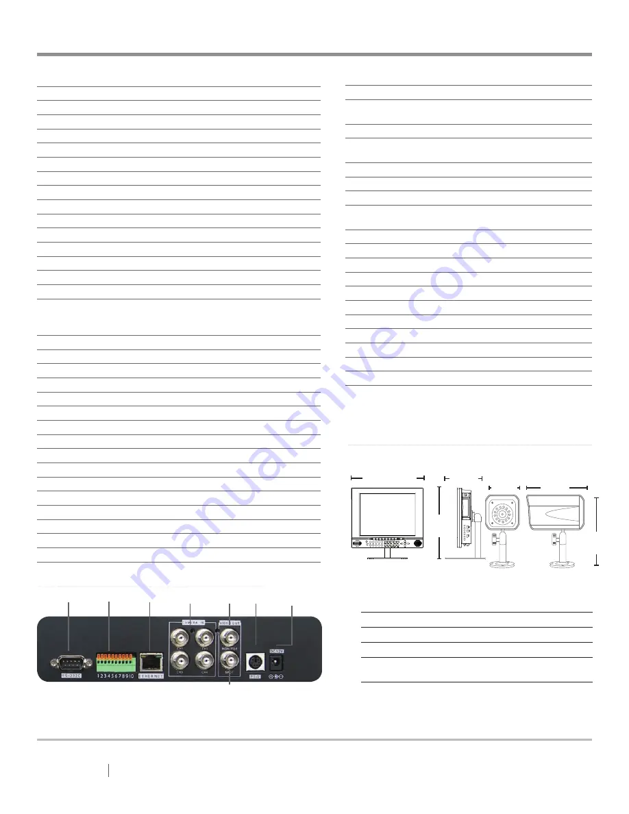 Lorex Professional L15LD414161 Specifications Download Page 2