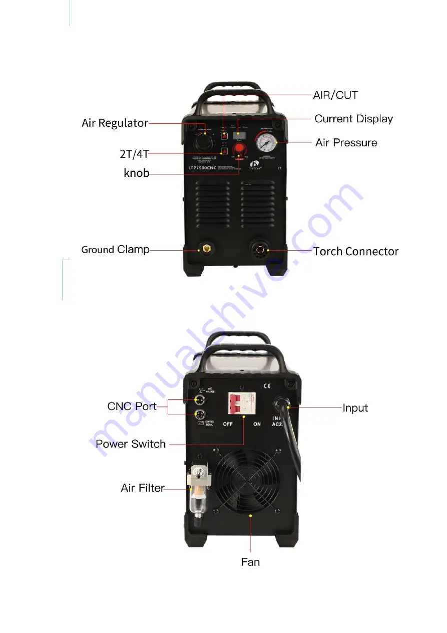 Lotos Technology LTP7500CNC Owner'S Manual Download Page 12