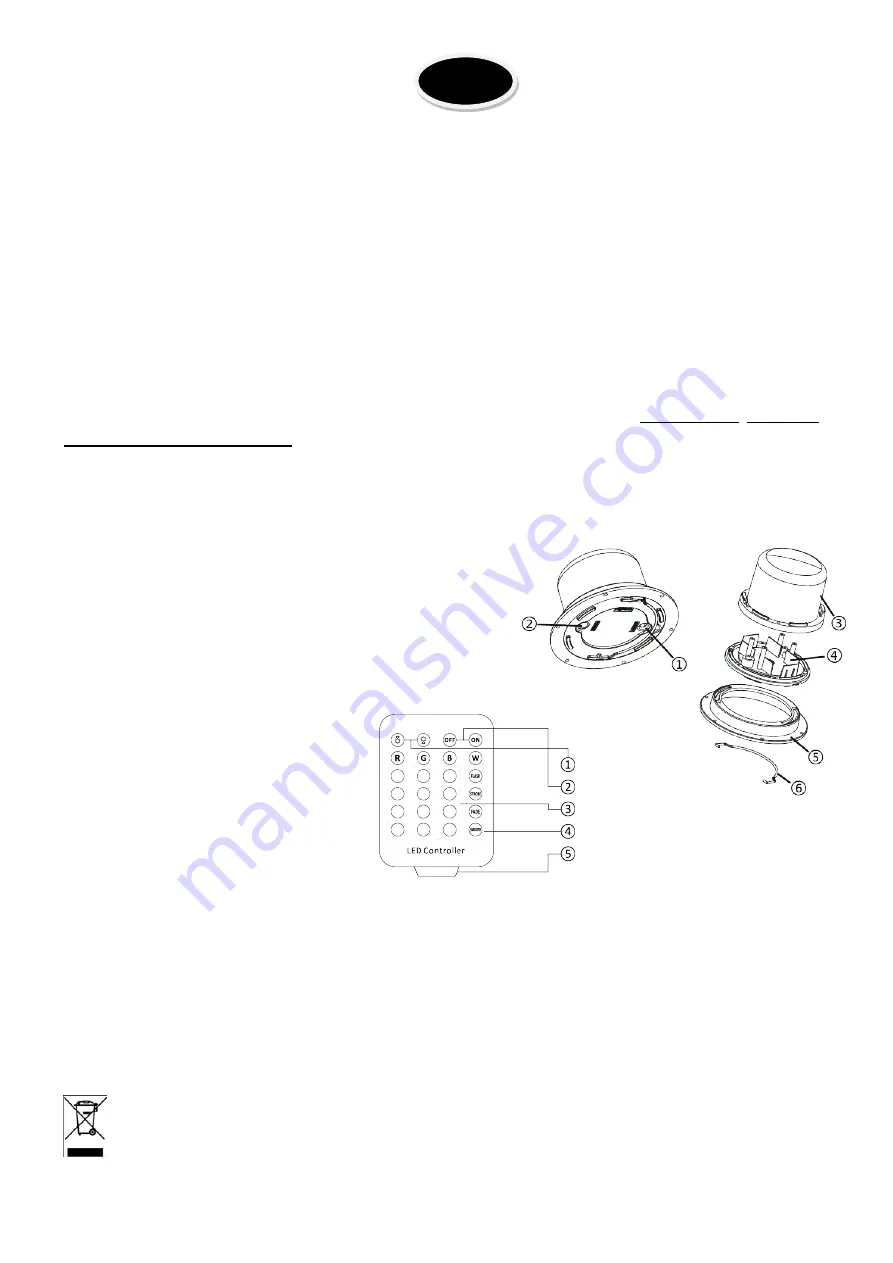 LOTRONIC LED-STOOL Instruction Manual Download Page 2