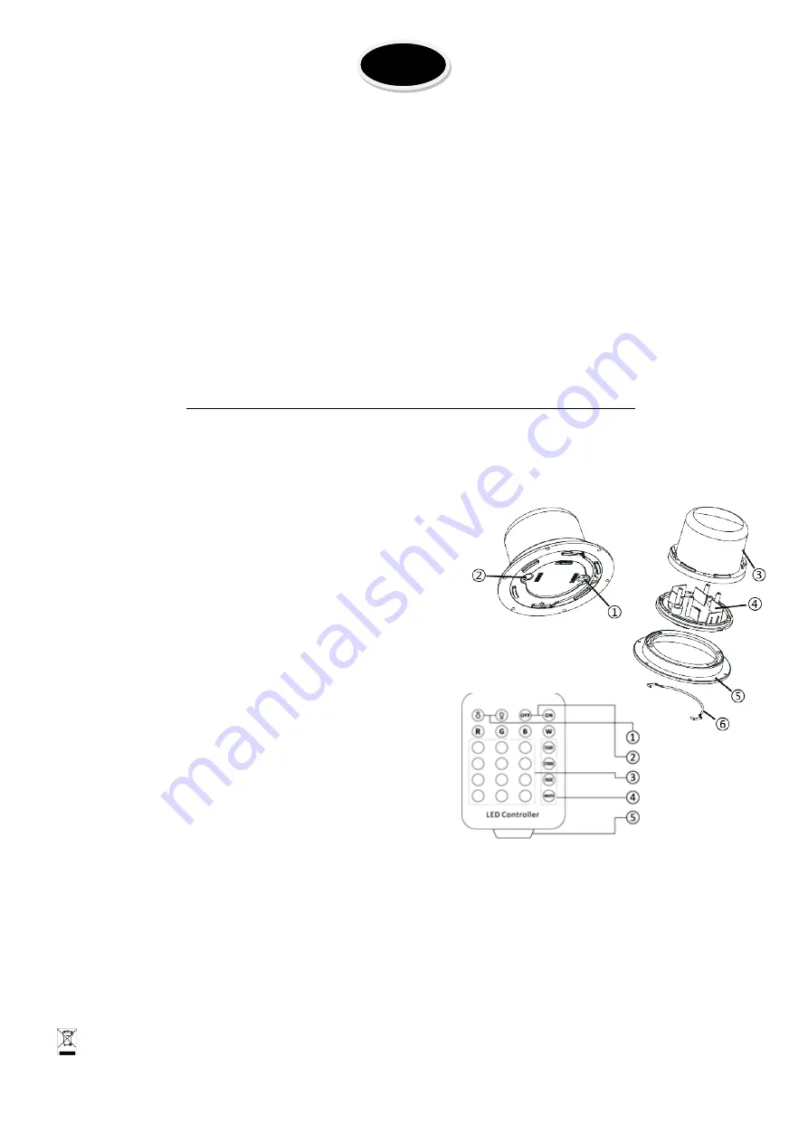 LOTRONIC LED-STOOL Instruction Manual Download Page 6