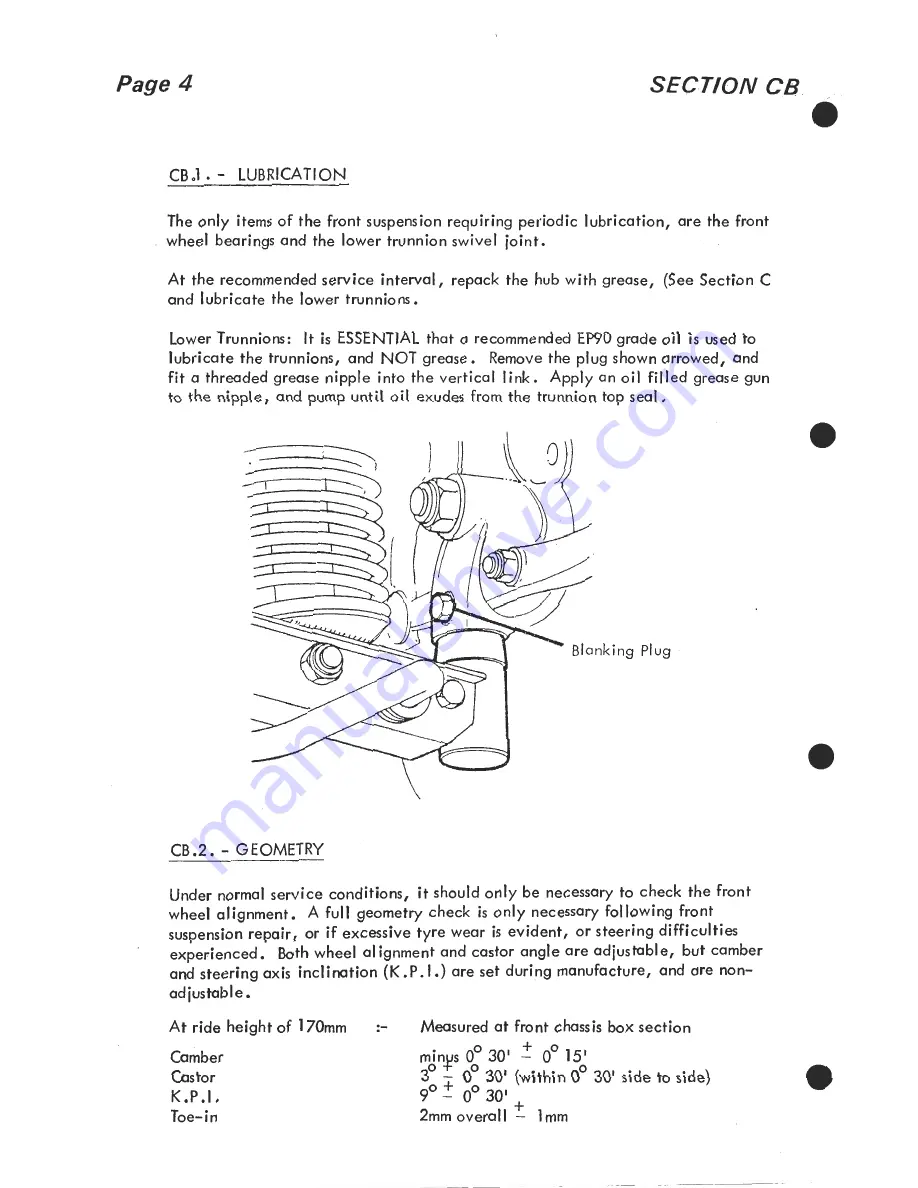 Lotus 1980 ESPRIT S3 Service Manual Download Page 123