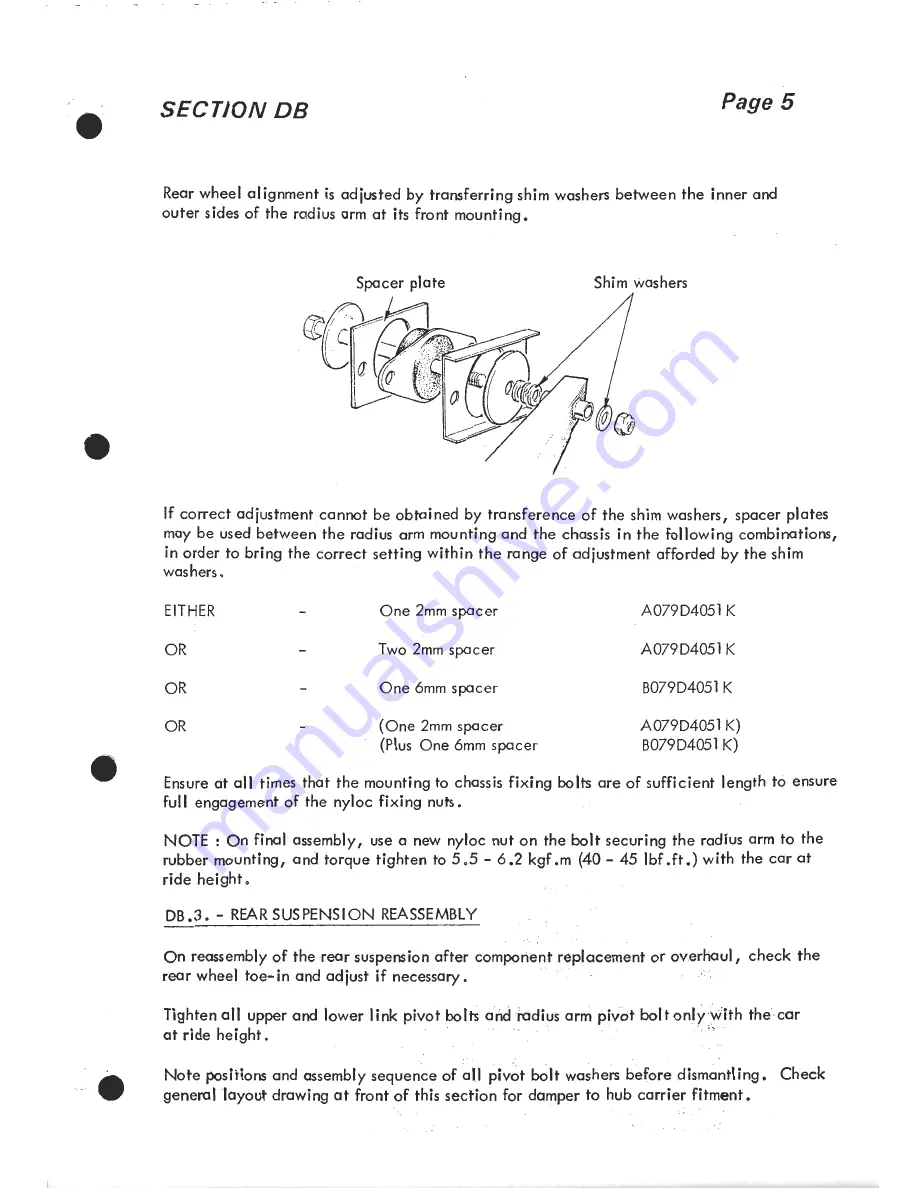 Lotus 1980 ESPRIT S3 Service Manual Download Page 138