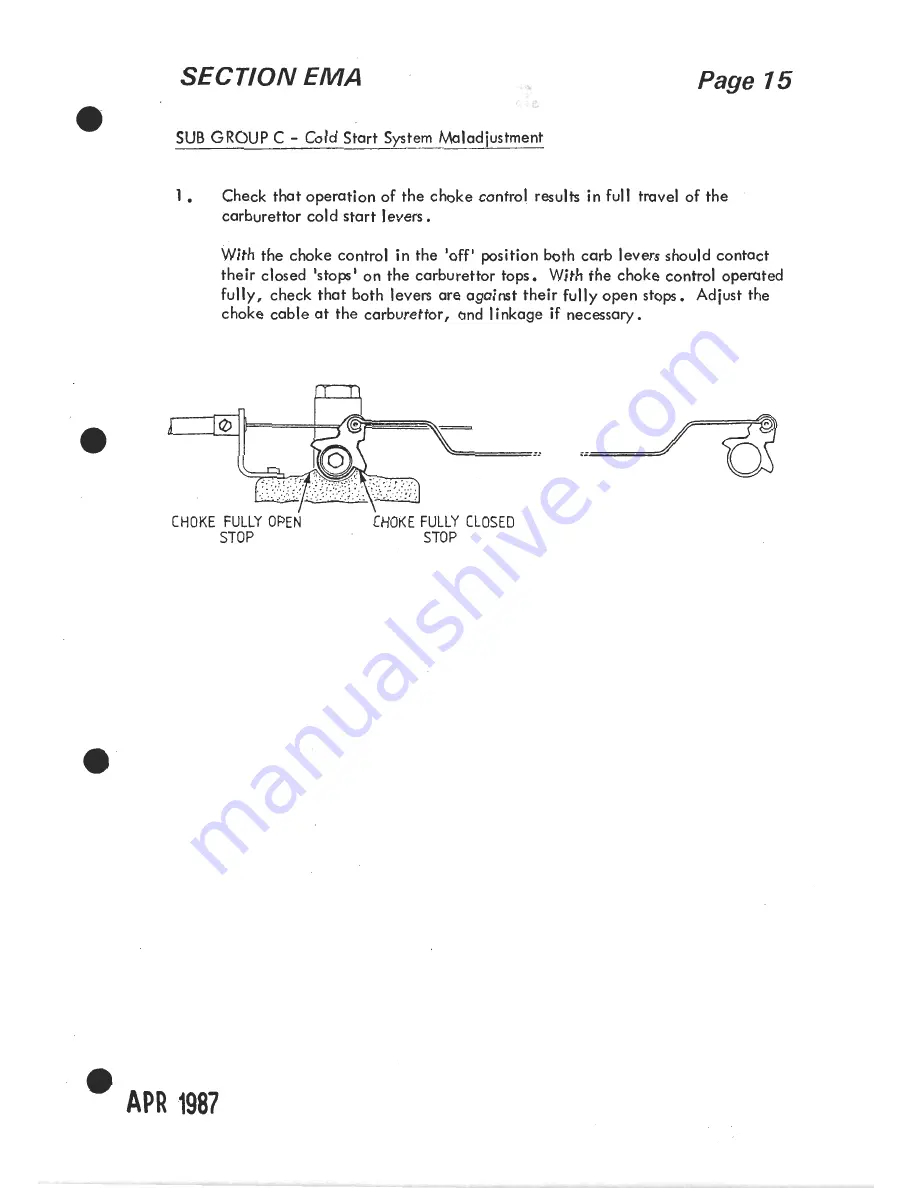 Lotus 1980 ESPRIT S3 Service Manual Download Page 223