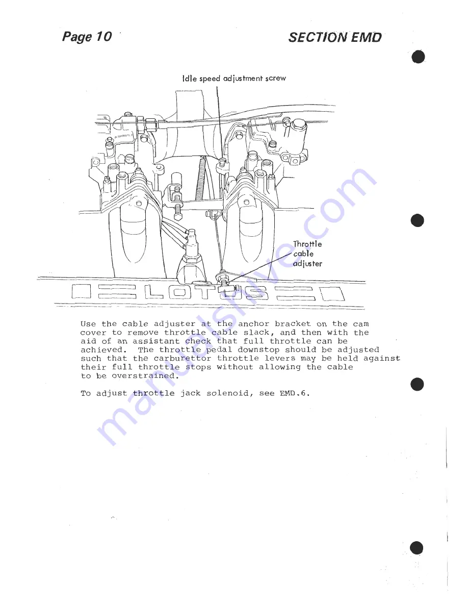 Lotus 1980 ESPRIT S3 Service Manual Download Page 251