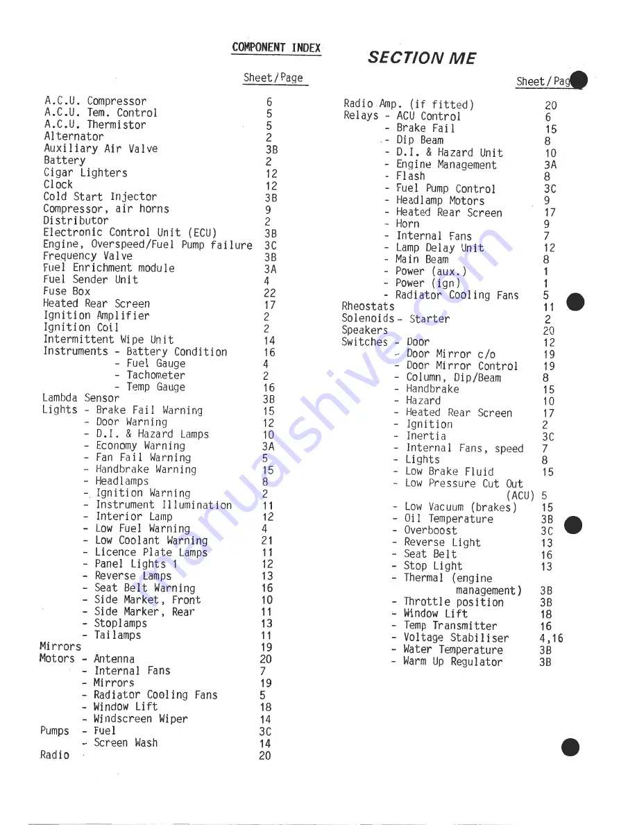 Lotus 1980 ESPRIT S3 Service Manual Download Page 518