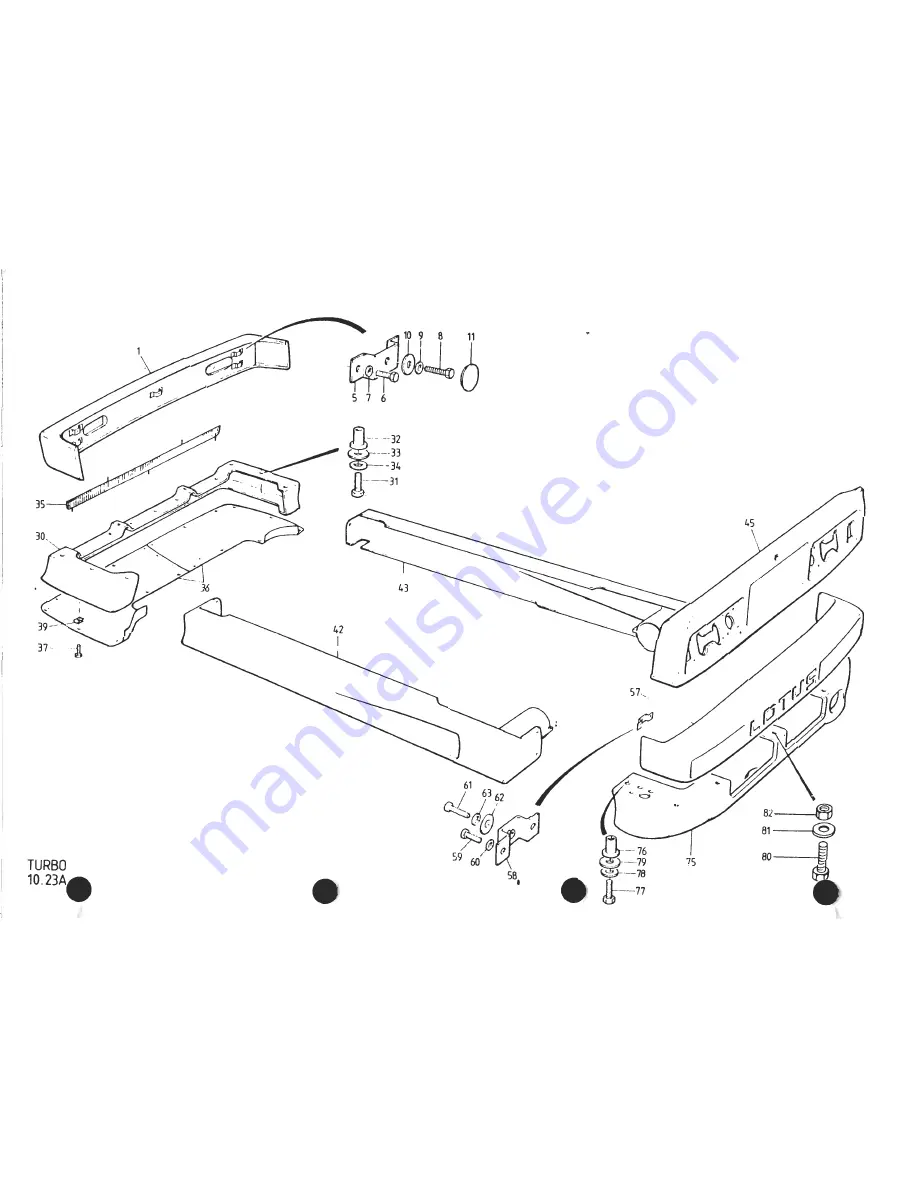 Lotus 1980 ESPRIT S3 Service Manual Download Page 646