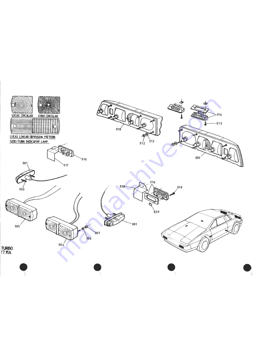 Lotus 1980 ESPRIT S3 Service Manual Download Page 734