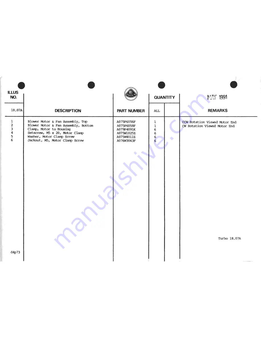 Lotus 1980 ESPRIT S3 Service Manual Download Page 765