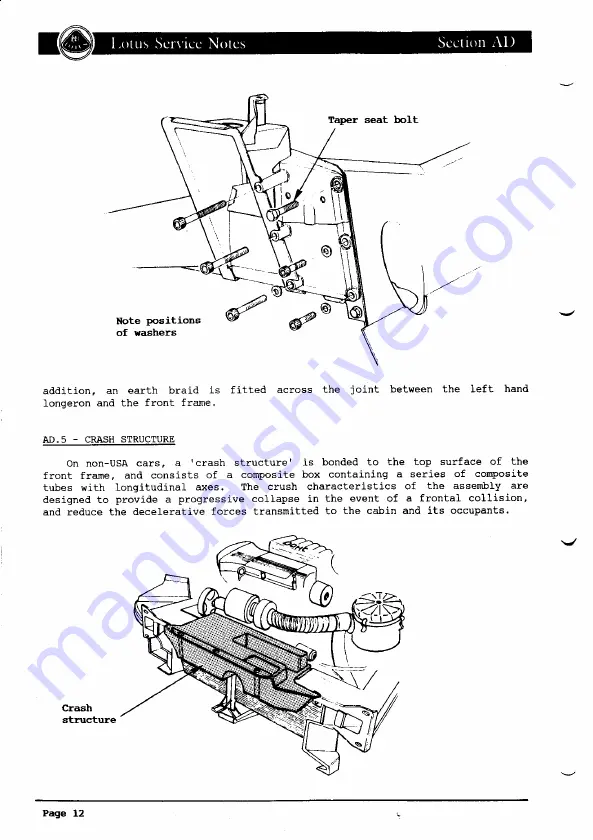 Lotus ELAN 1990 Service Notes Download Page 34