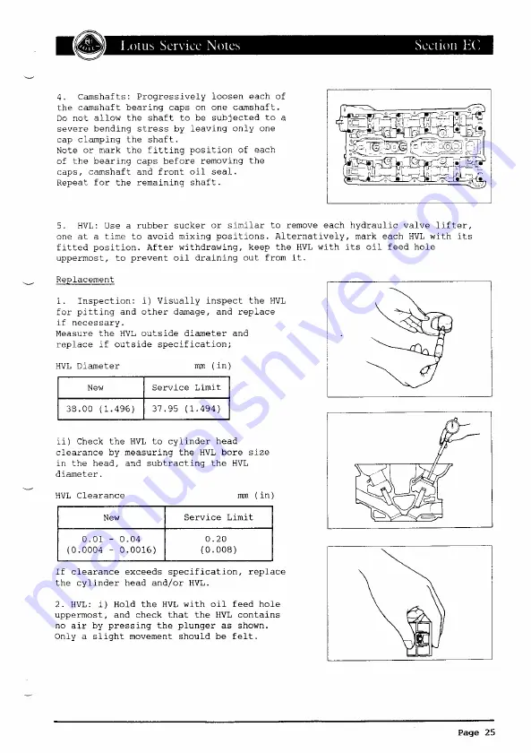 Lotus ELAN 1990 Service Notes Download Page 289