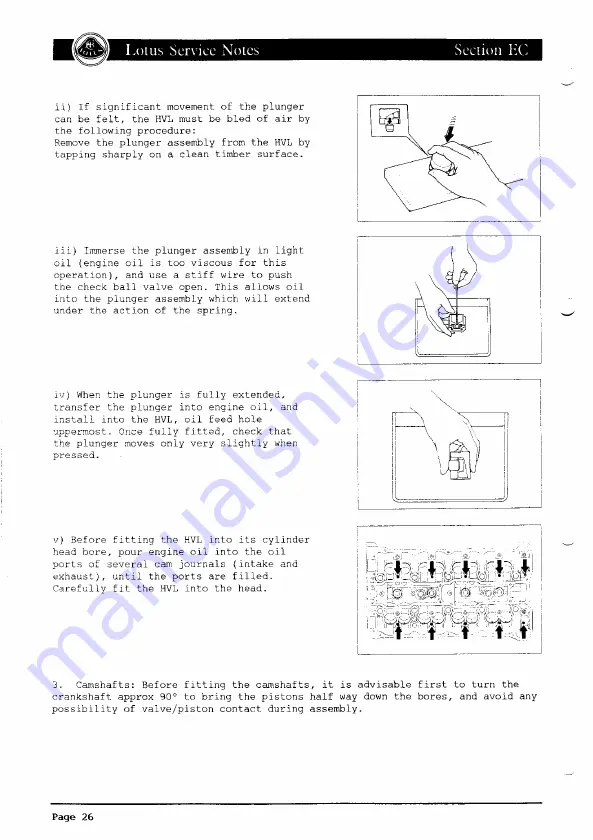 Lotus ELAN 1990 Service Notes Download Page 290