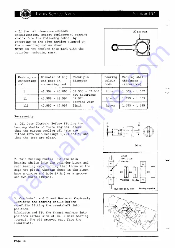 Lotus ELAN 1990 Service Notes Download Page 320