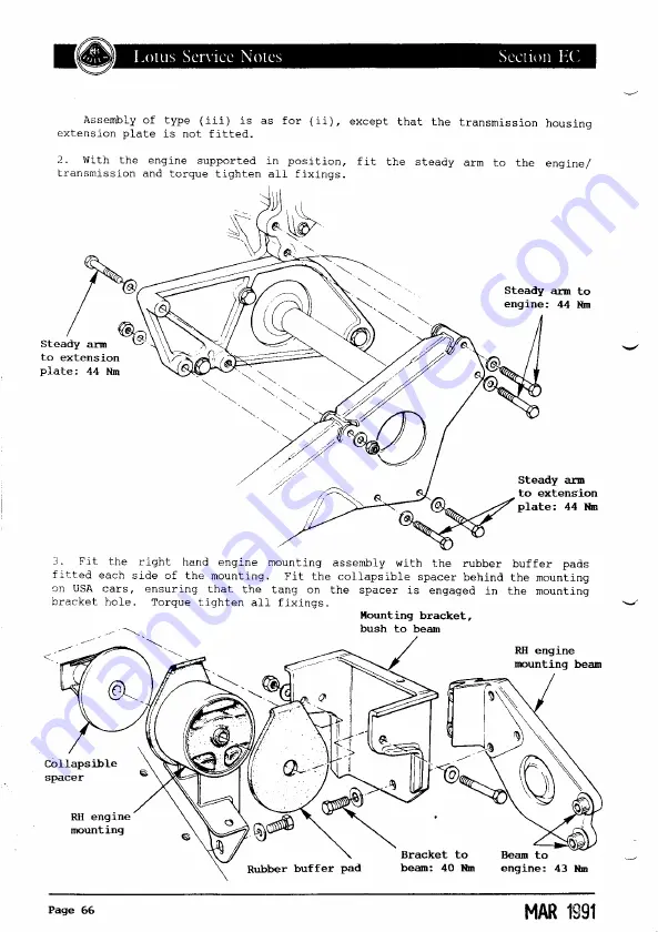 Lotus ELAN 1990 Скачать руководство пользователя страница 330