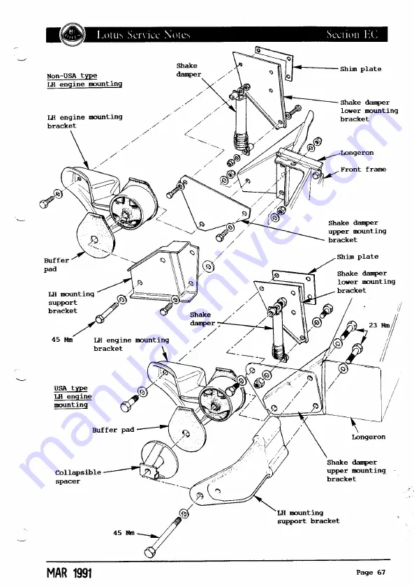 Lotus ELAN 1990 Скачать руководство пользователя страница 331