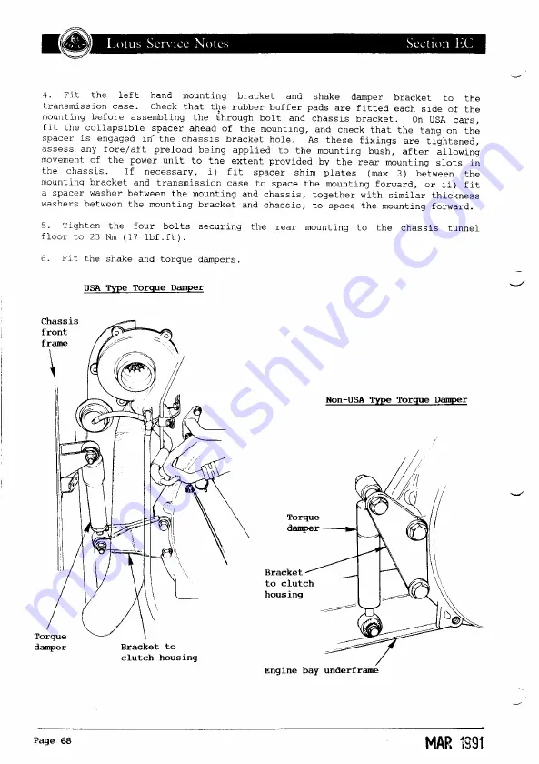 Lotus ELAN 1990 Скачать руководство пользователя страница 332