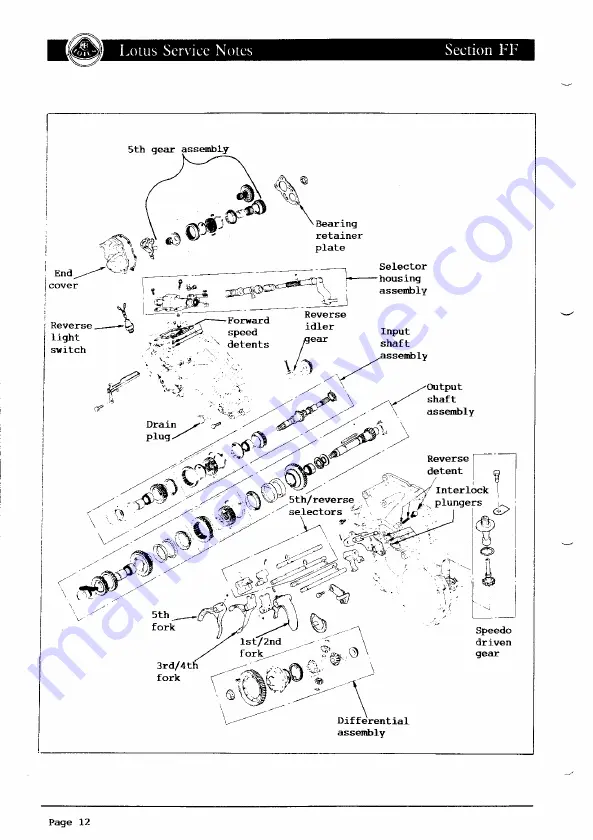 Lotus ELAN 1990 Скачать руководство пользователя страница 346