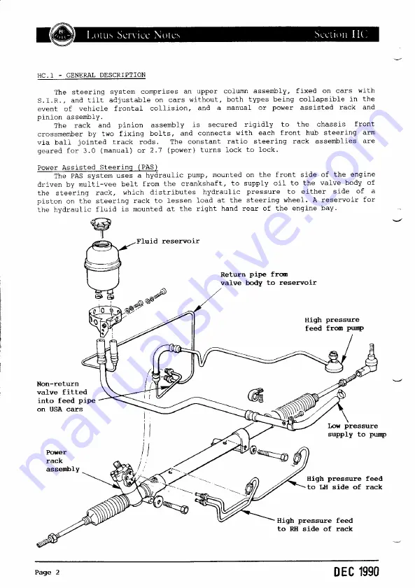 Lotus ELAN 1990 Скачать руководство пользователя страница 384