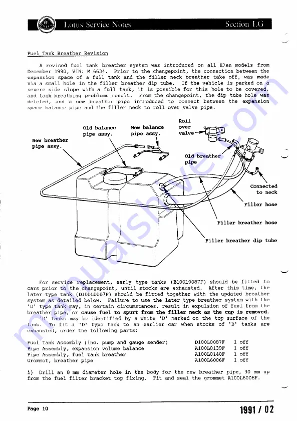 Lotus ELAN 1990 Скачать руководство пользователя страница 450