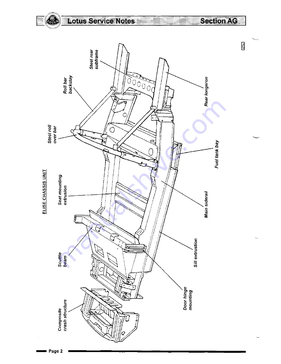 Lotus Elise 2001 Service Notes Download Page 15