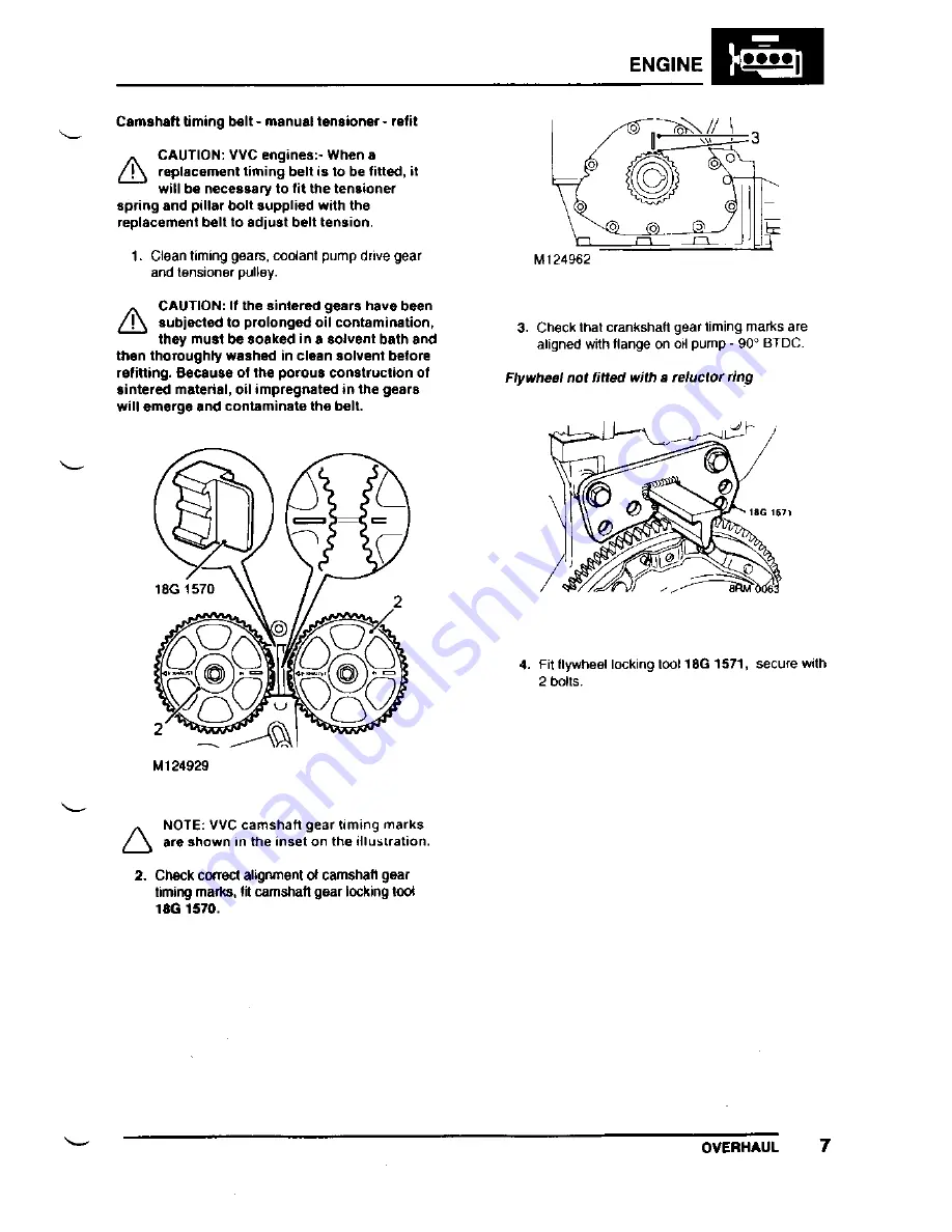 Lotus Elise 2001 Service Notes Download Page 126