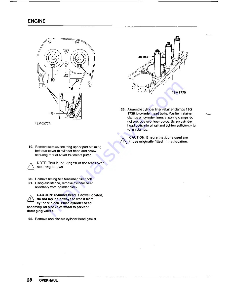 Lotus Elise 2001 Service Notes Download Page 160