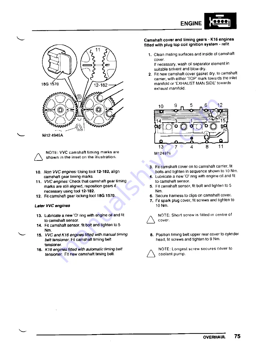 Lotus Elise 2001 Service Notes Download Page 239