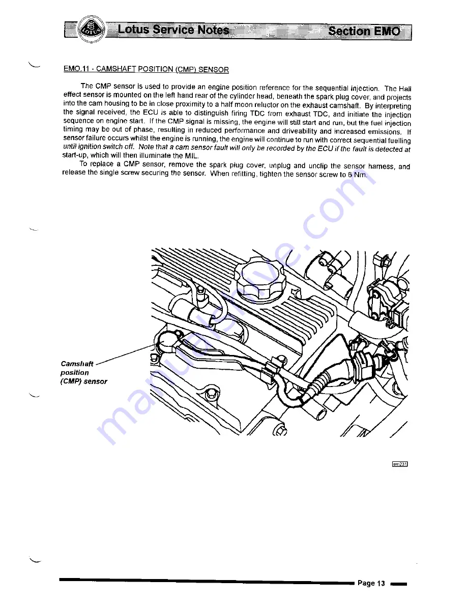 Lotus Elise 2001 Service Notes Download Page 281