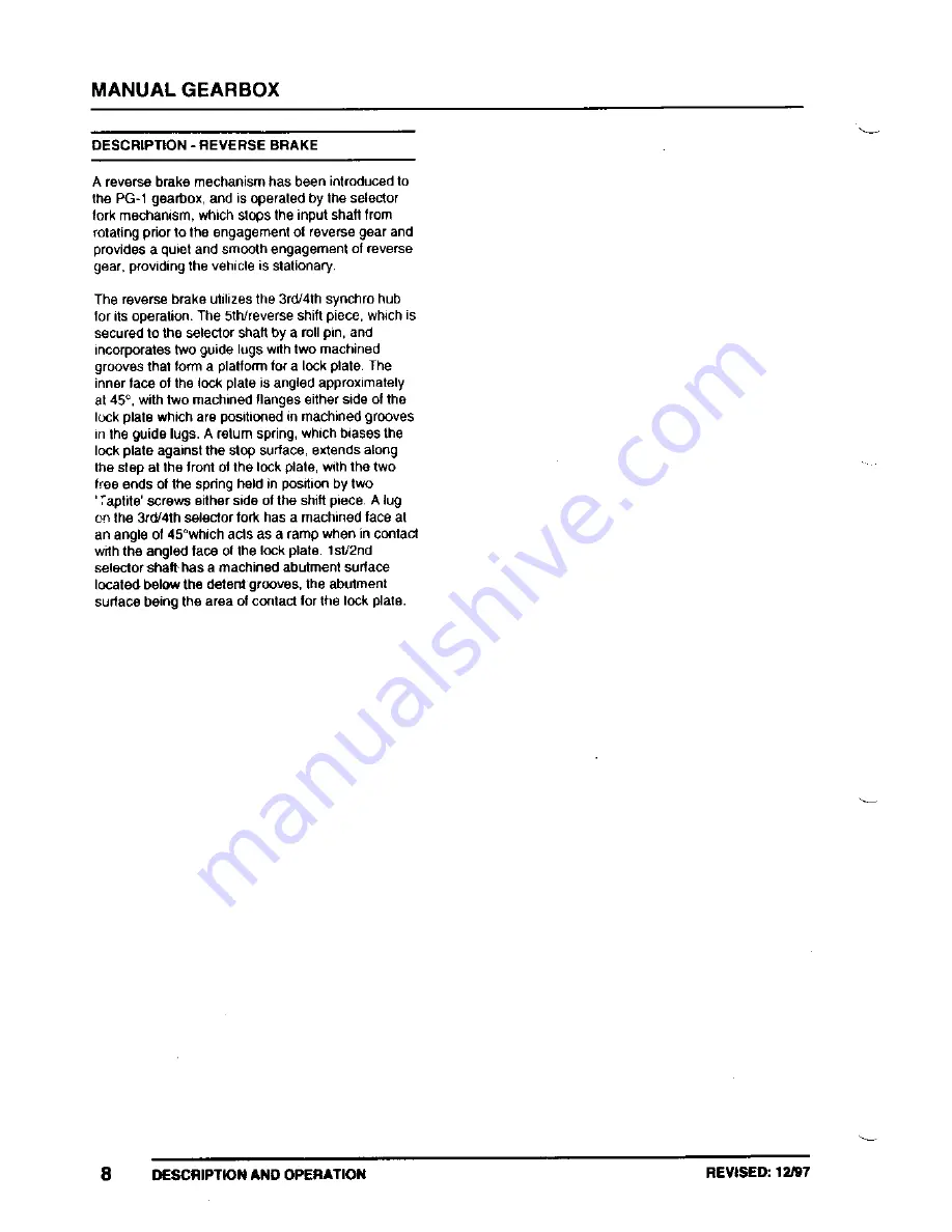 Lotus Elise 2001 Service Notes Download Page 334