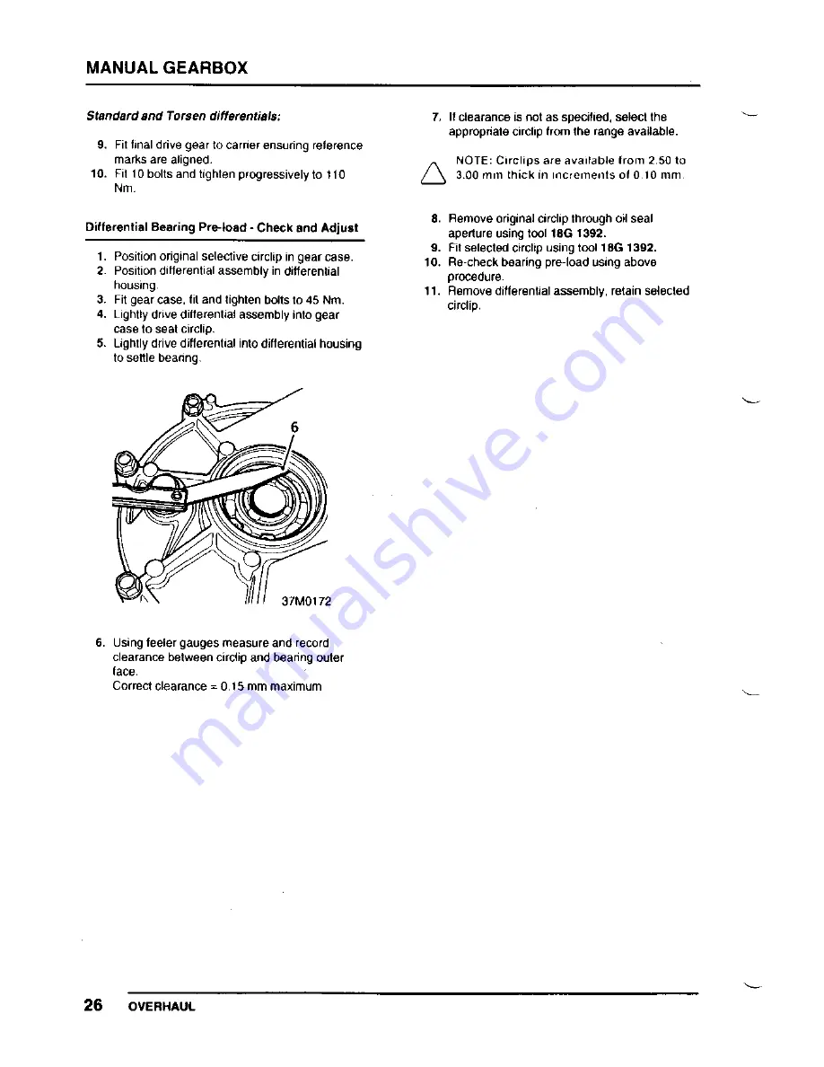 Lotus Elise 2001 Service Notes Download Page 361