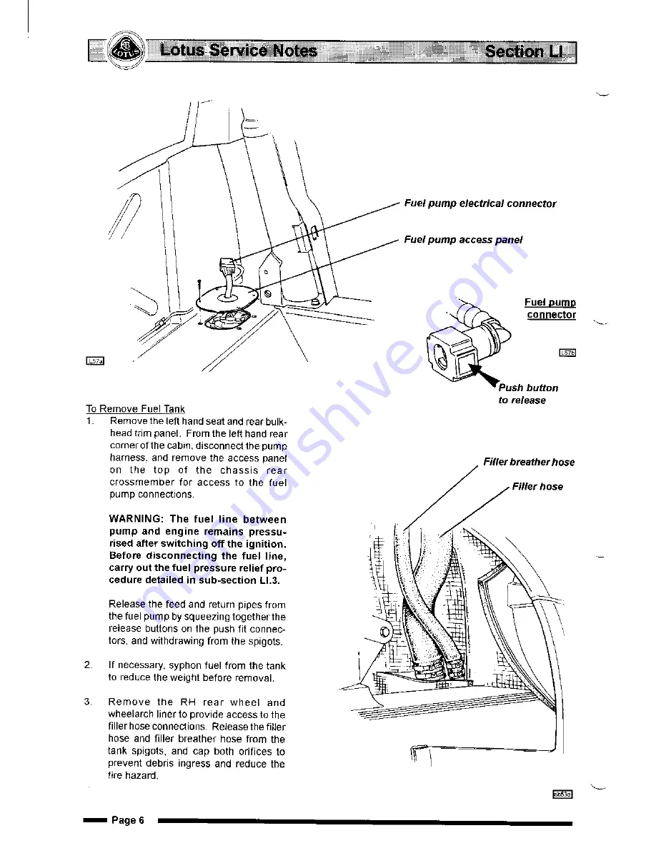 Lotus Elise 2001 Service Notes Download Page 413