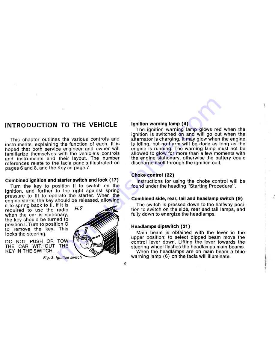 Lotus Europa Twin Cam Owner'S Handbook Manual Download Page 8