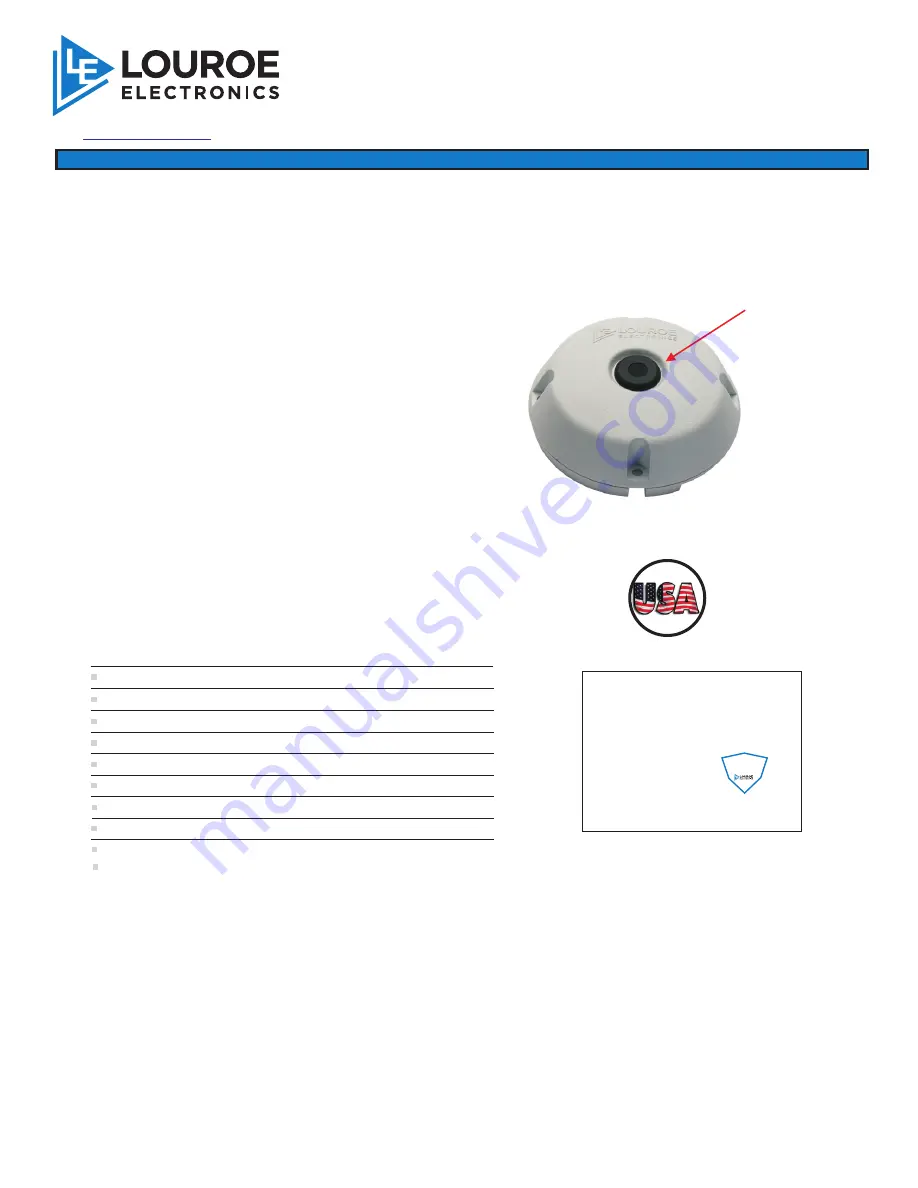 Louroe Electronics verifact agc Installation And Operating Instructions Download Page 1