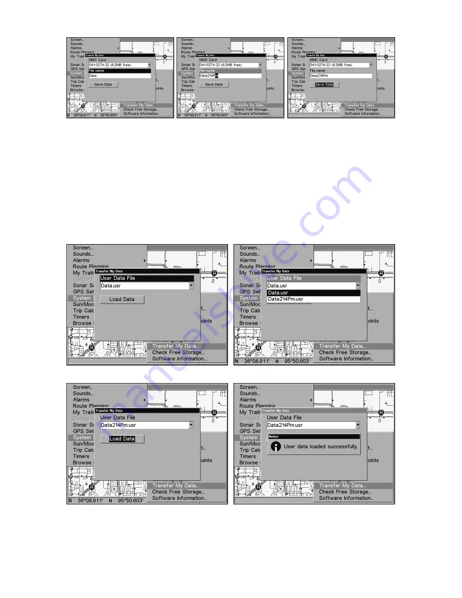 Lowrance GlobalMap 7000C Operation Instructions Manual Download Page 57