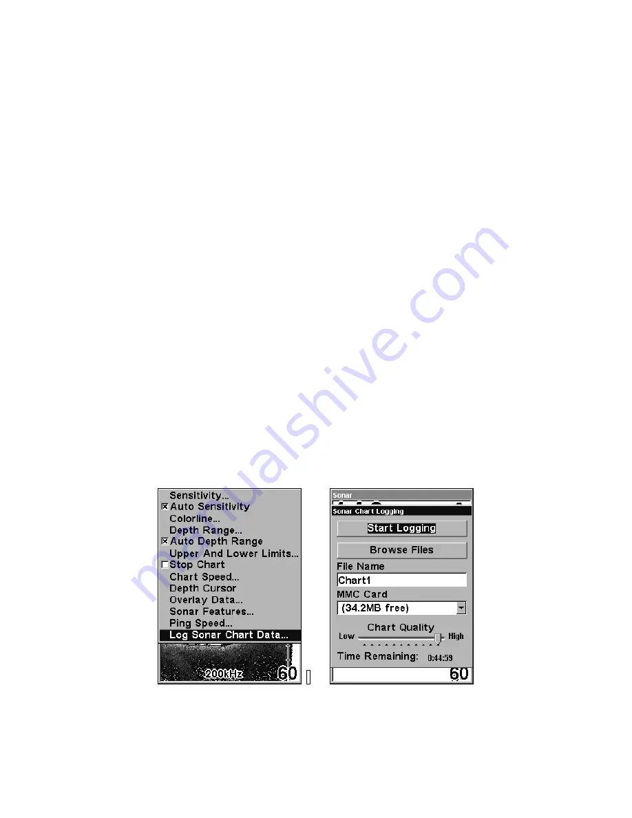 Lowrance LMS 330C Installation And Operation Instructions Manual Download Page 82