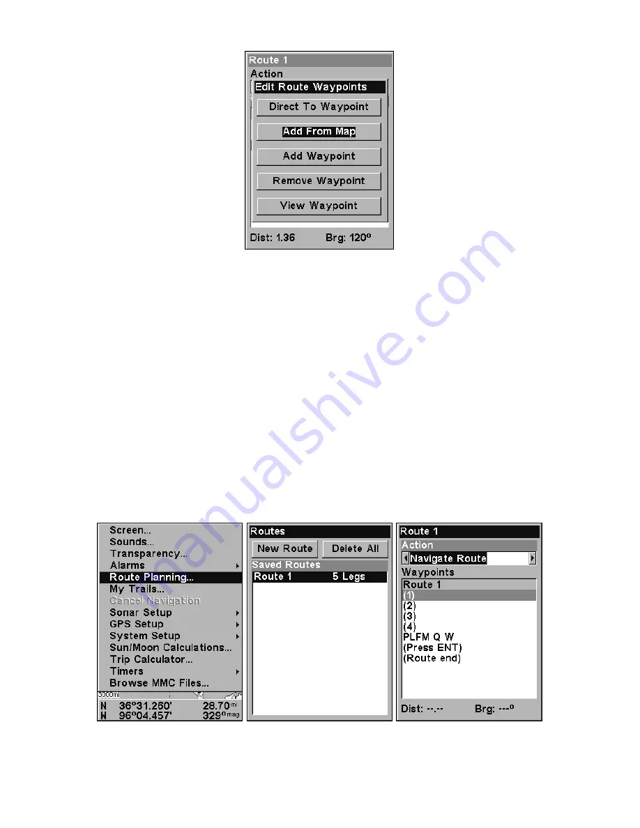 Lowrance LMS 330C Installation And Operation Instructions Manual Download Page 146