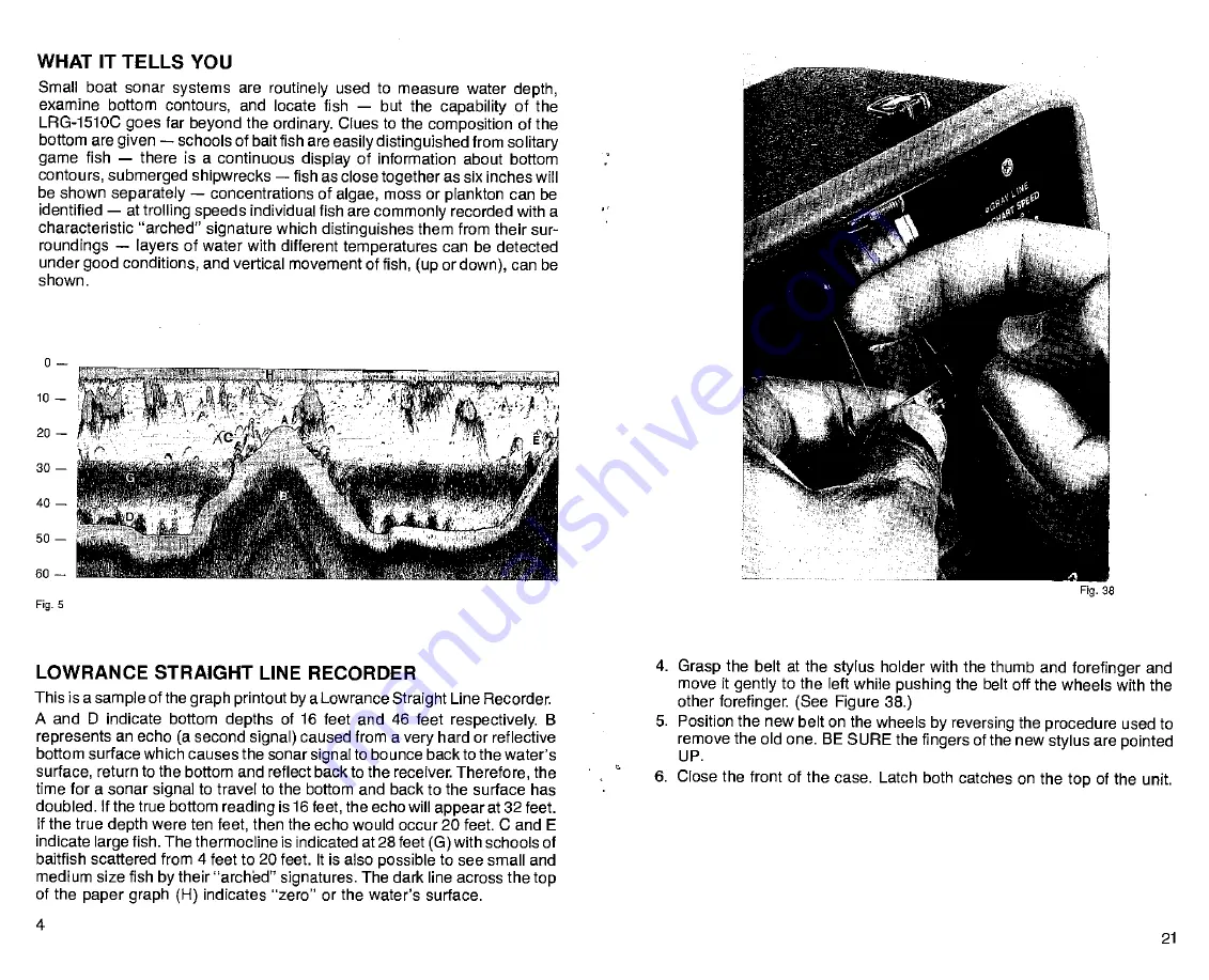 Lowrance LRG-1510C Installating And Operation Manual Download Page 6