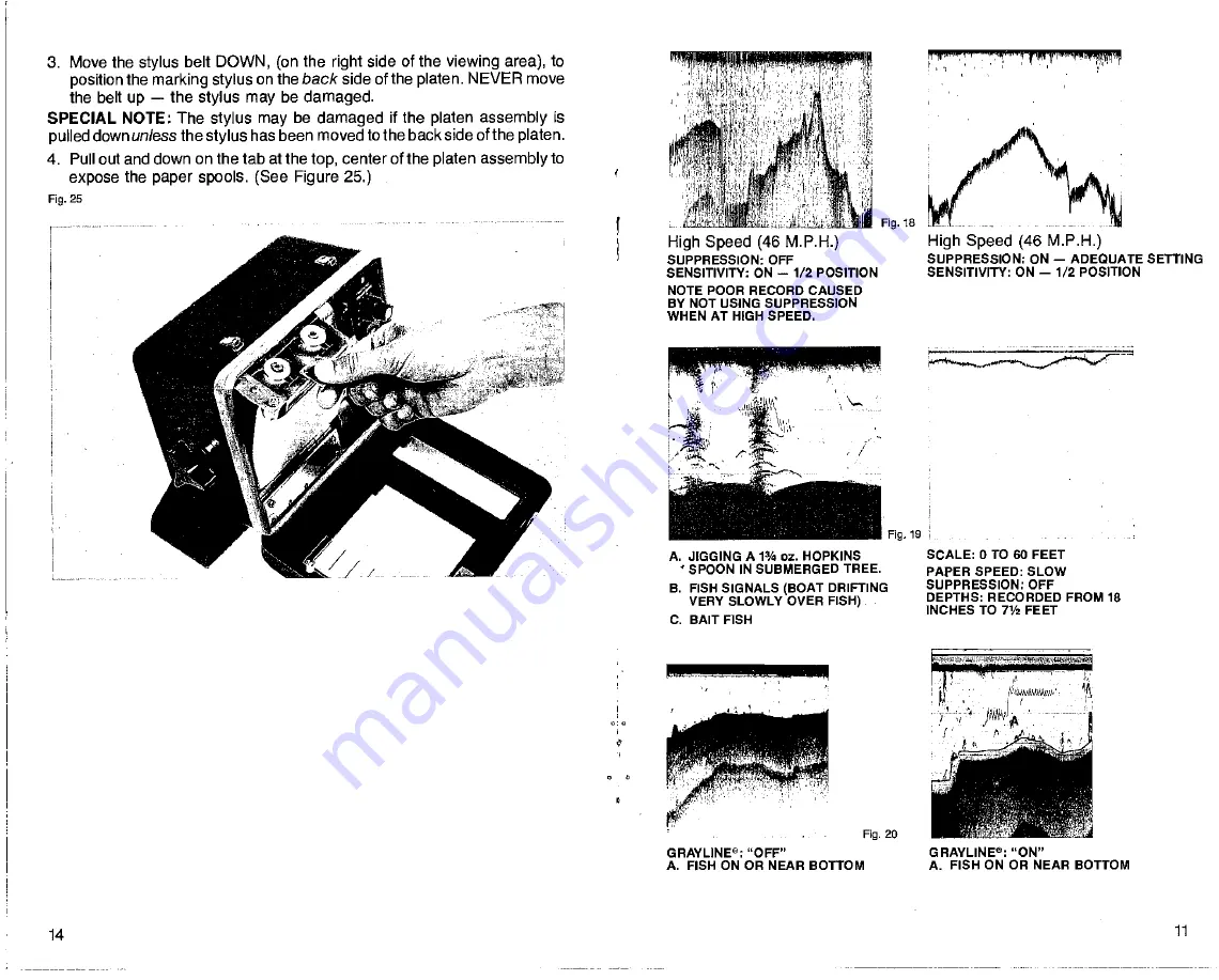 Lowrance LRG-1510C Installating And Operation Manual Download Page 13